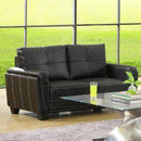 Homelegance Dwyer Love Seat in Black 9701BLK-2 image