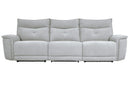 Homelegance Furniture Tesoro Power Double Reclining Sofa w/ Power Headrests in Mist Gray 9509MGY-3PWH image